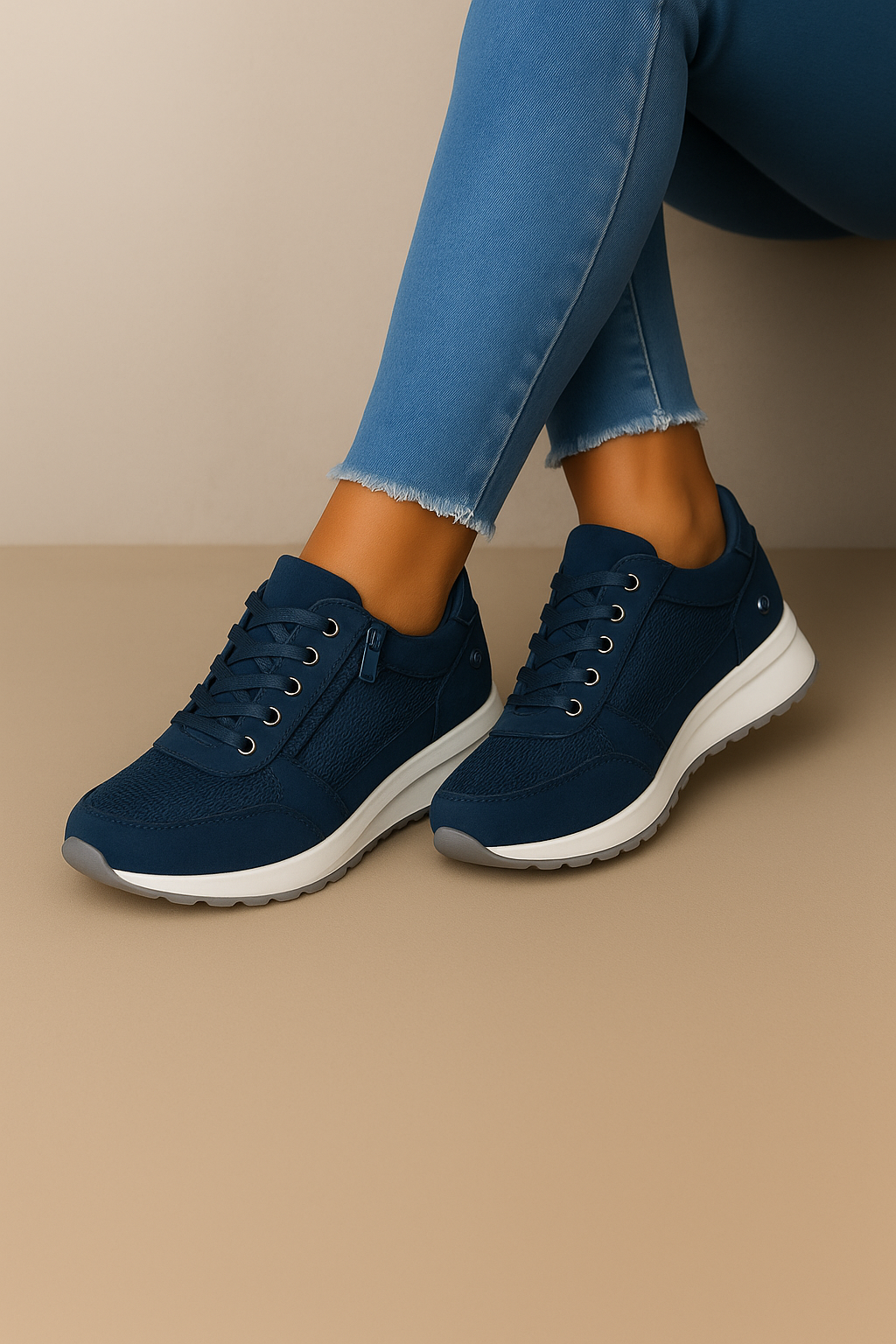 Dames Sneakers met Rits | Casual