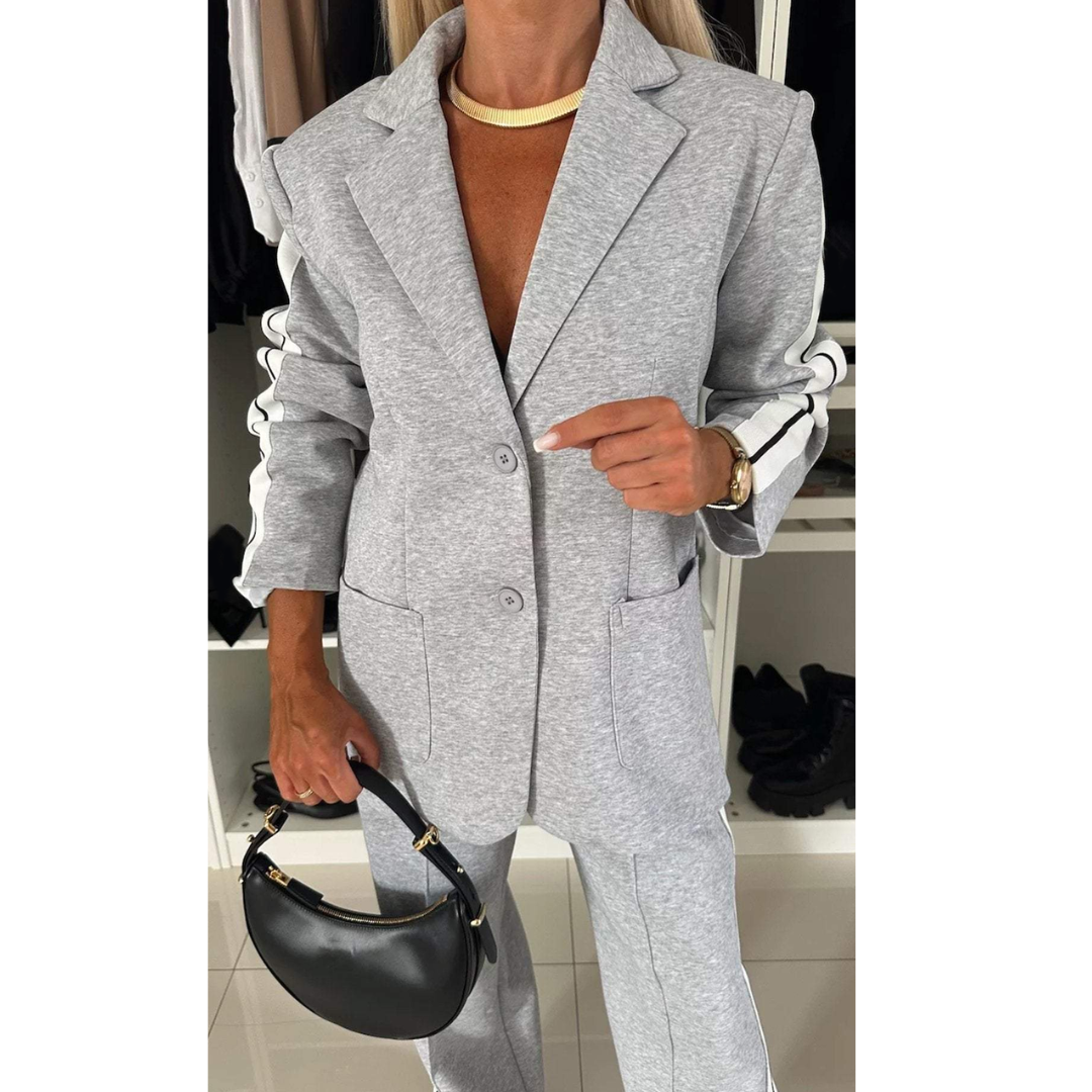 Dames Set Met Blazer En Broek | Sportieve Look