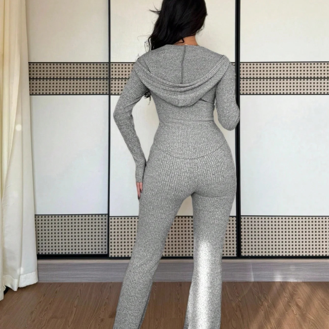 Dames Lounge Set Met Hoodie En Broek | Casual