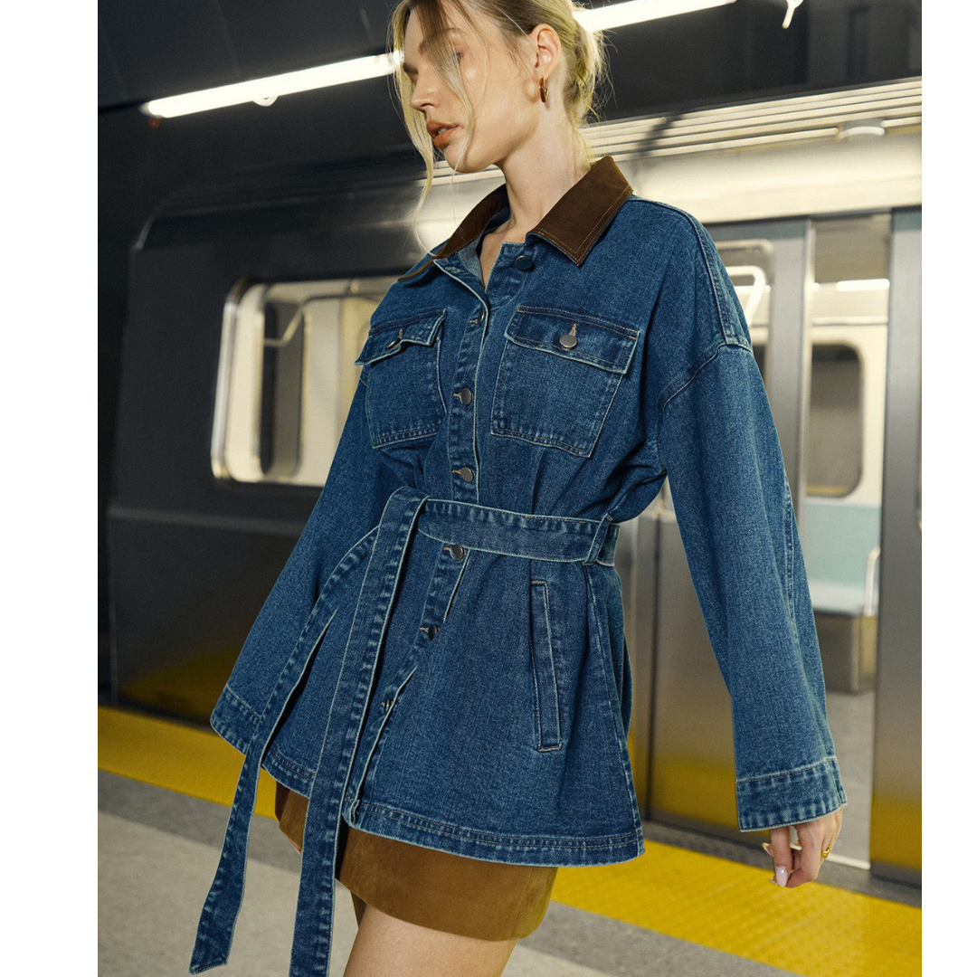 Jas met Ceintuur en Knopen | Dames