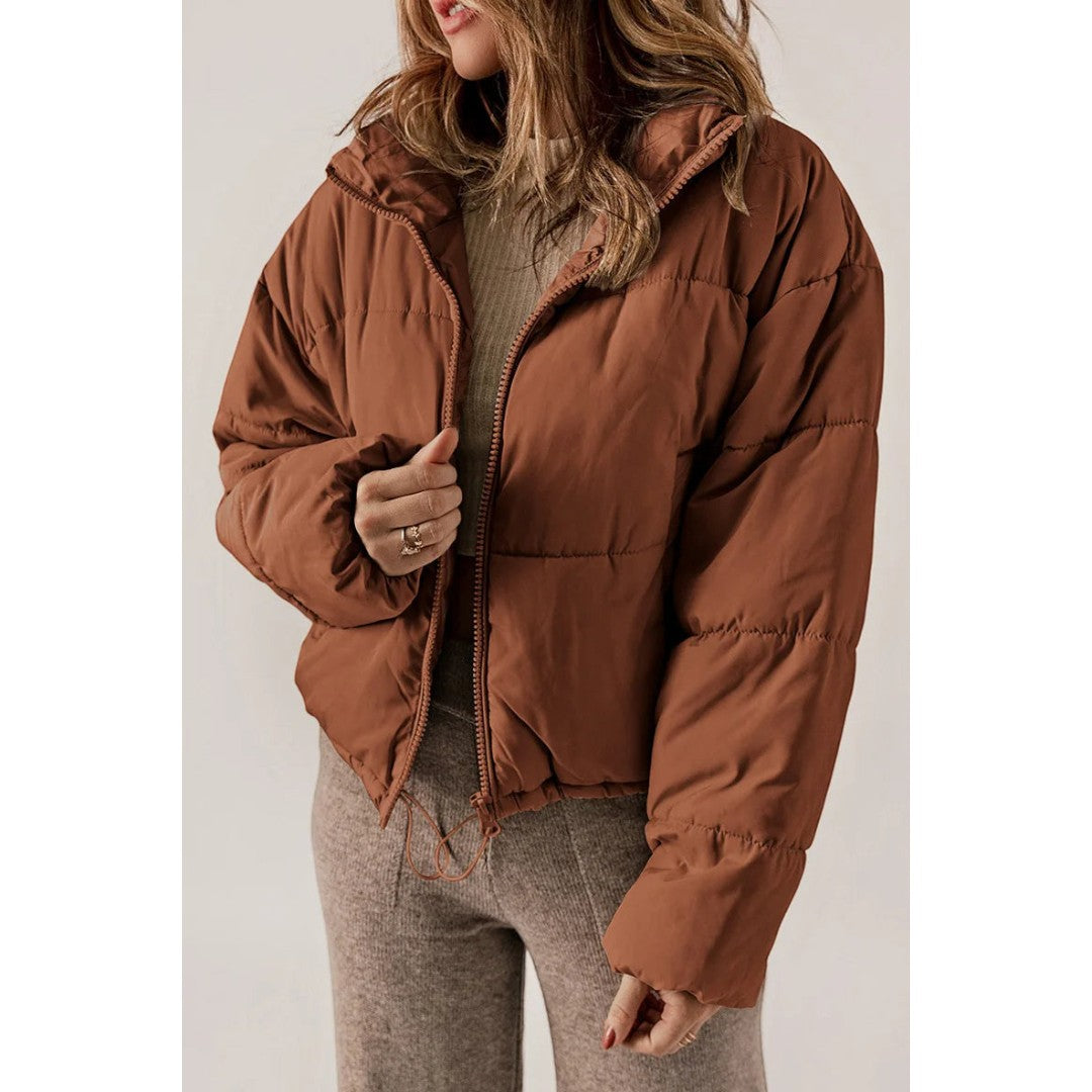 Dames korte puffer jas | Winter