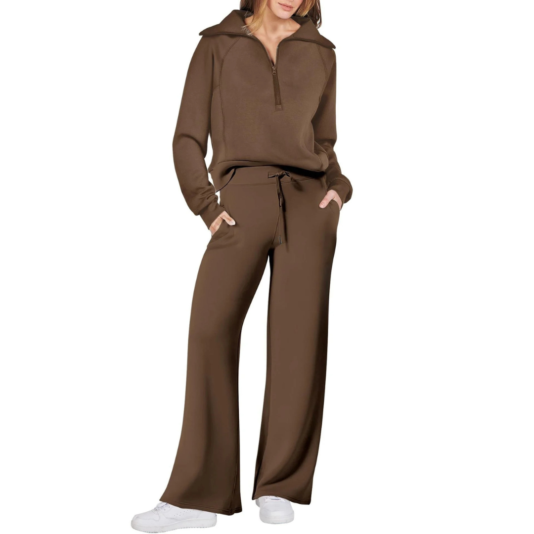 Lounge set voor dames met trui en broek | warm