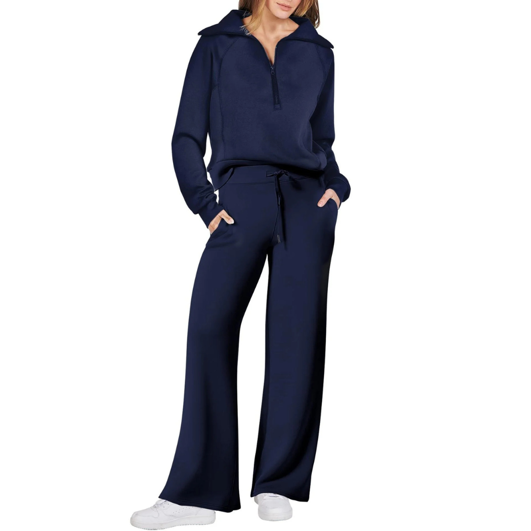 Lounge set voor dames met trui en broek | warm