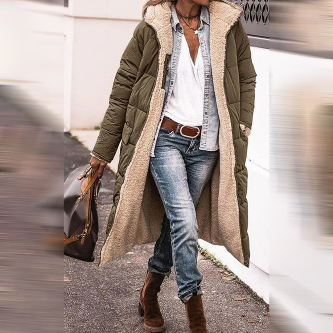 Tijdloze dames winterjas | Lang