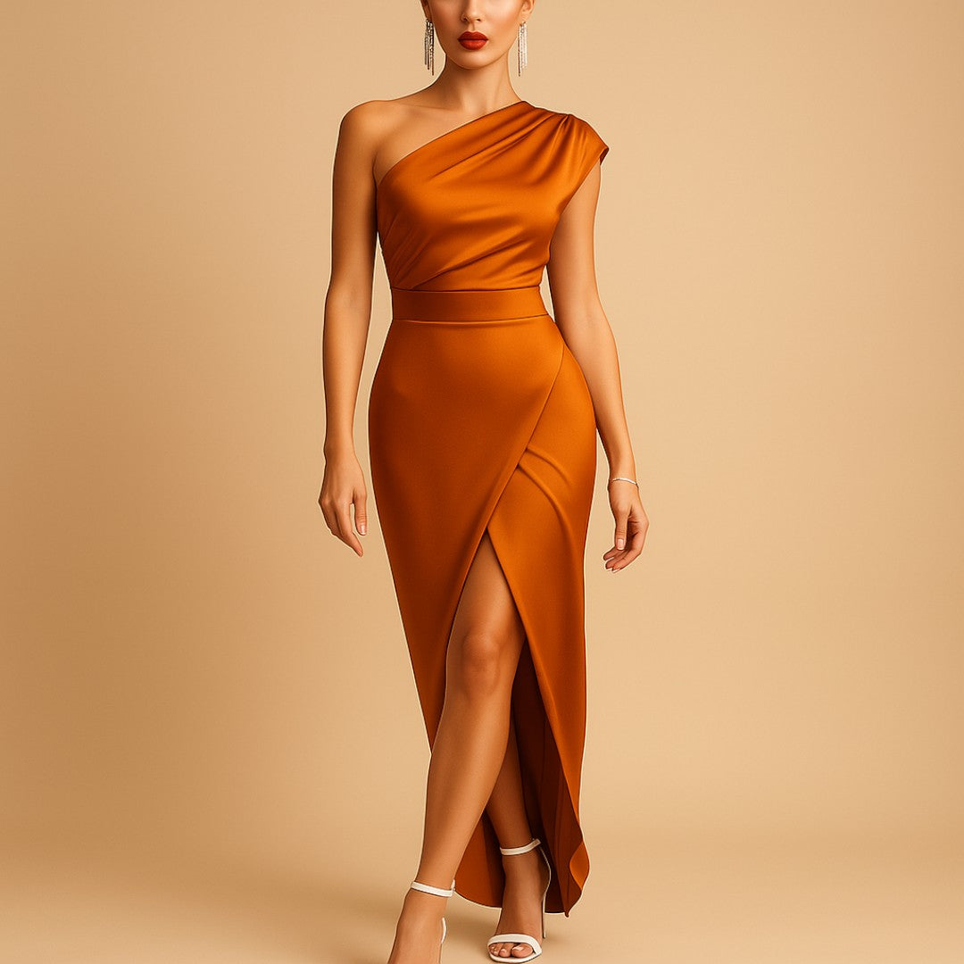 Avondjurk met split voor dames | Lang