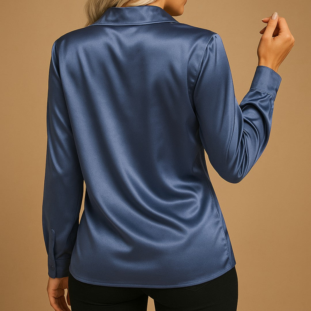 Blouse met Lange Mouwen voor Dames | Modern