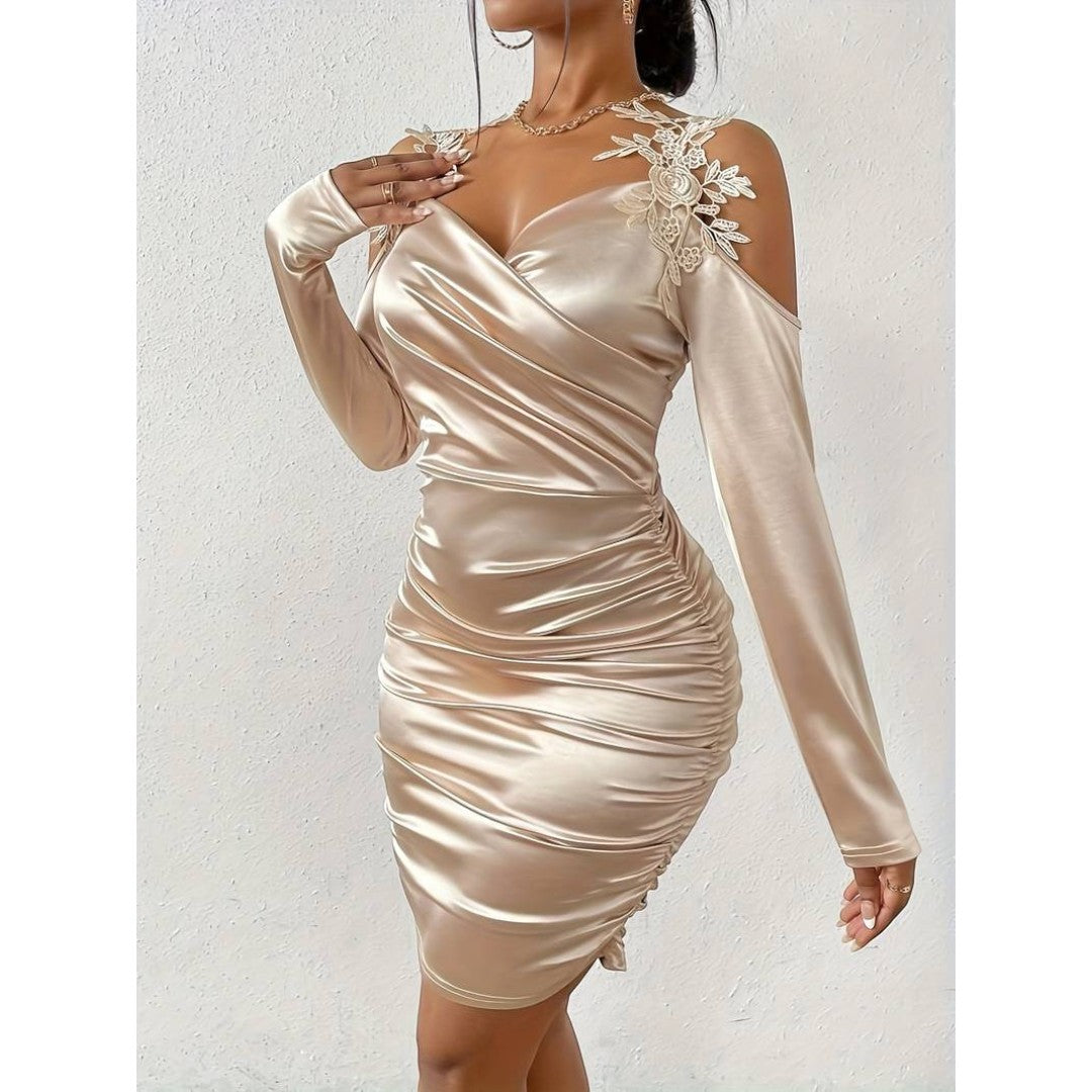 Dames Jurk | Ruches Detail