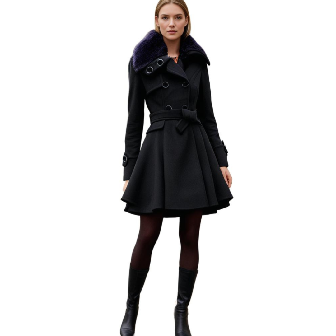 Lange winterjas voor dames | Modern