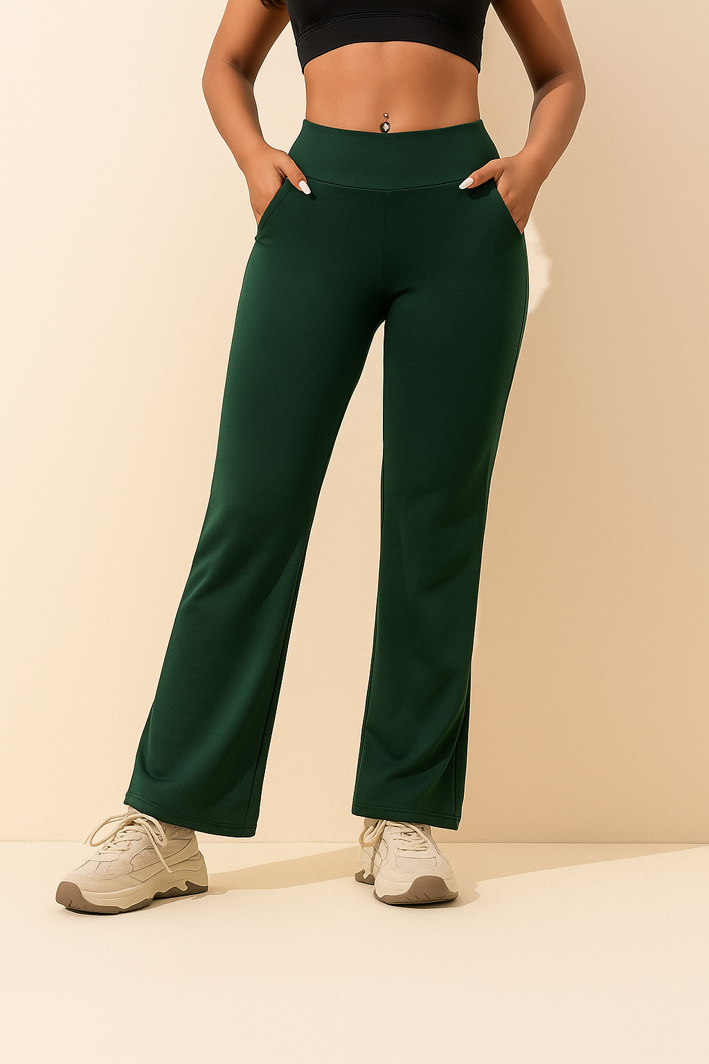 Dames yogabroek | hoge taille