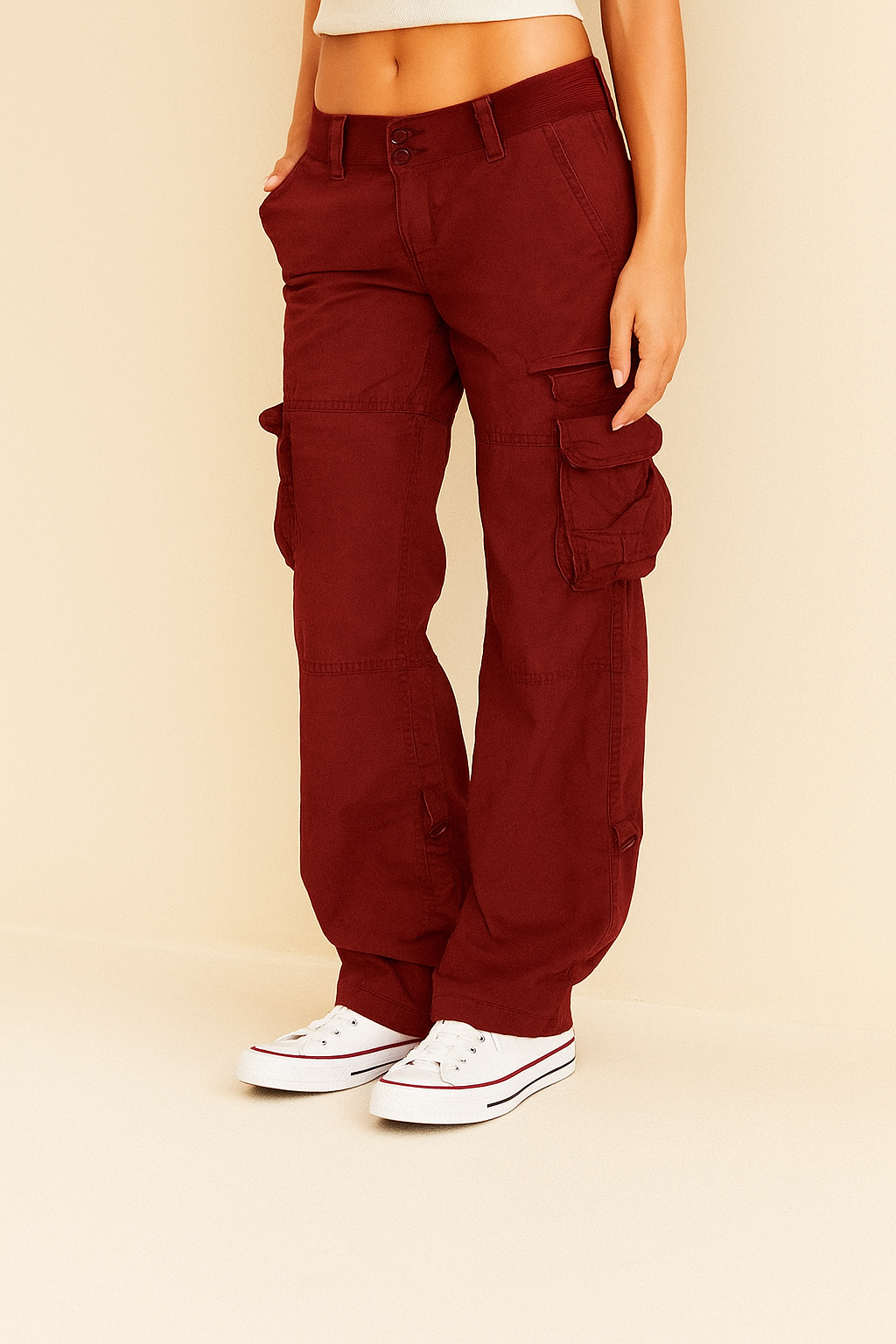 Moderne cargo broek voor dames |Herfst