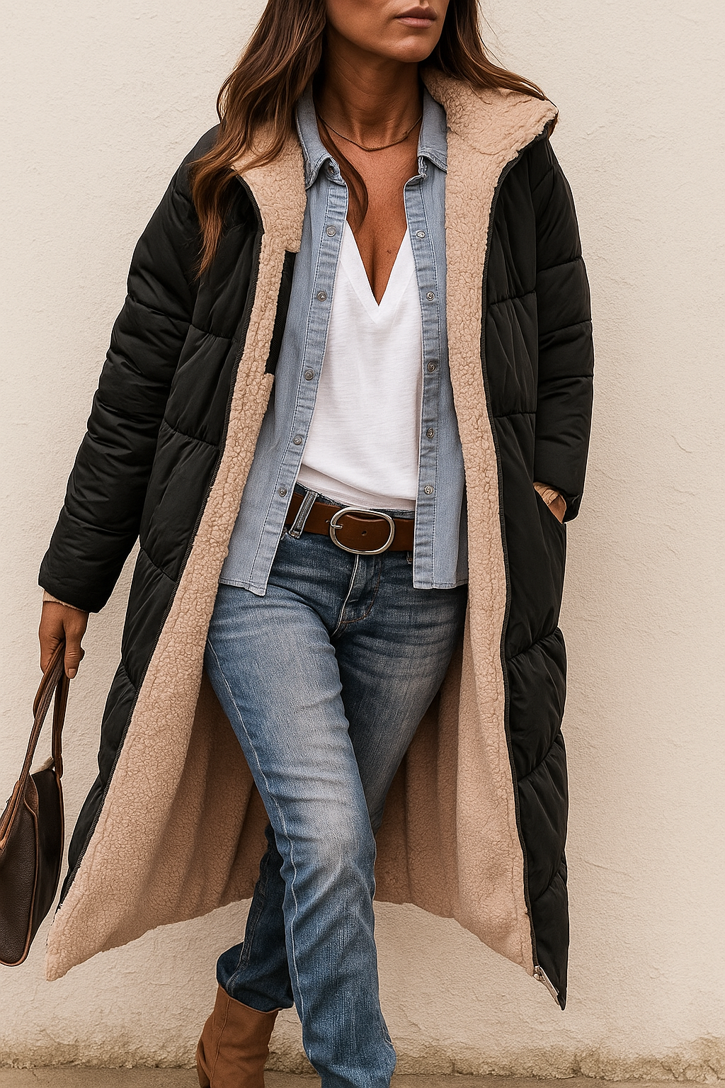 Tijdloze dames winterjas | Lang