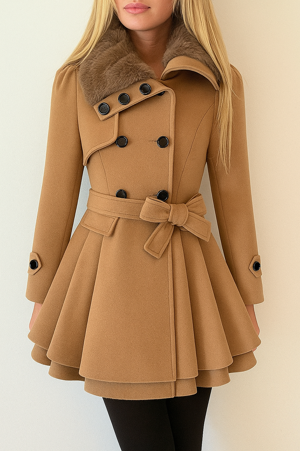 Lange winterjas voor dames | Modern