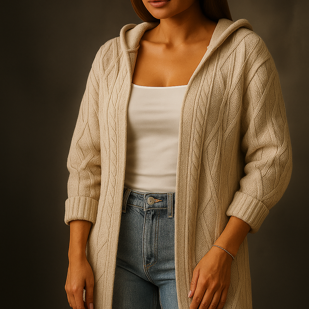 Dames jas met capuchon | Oversized