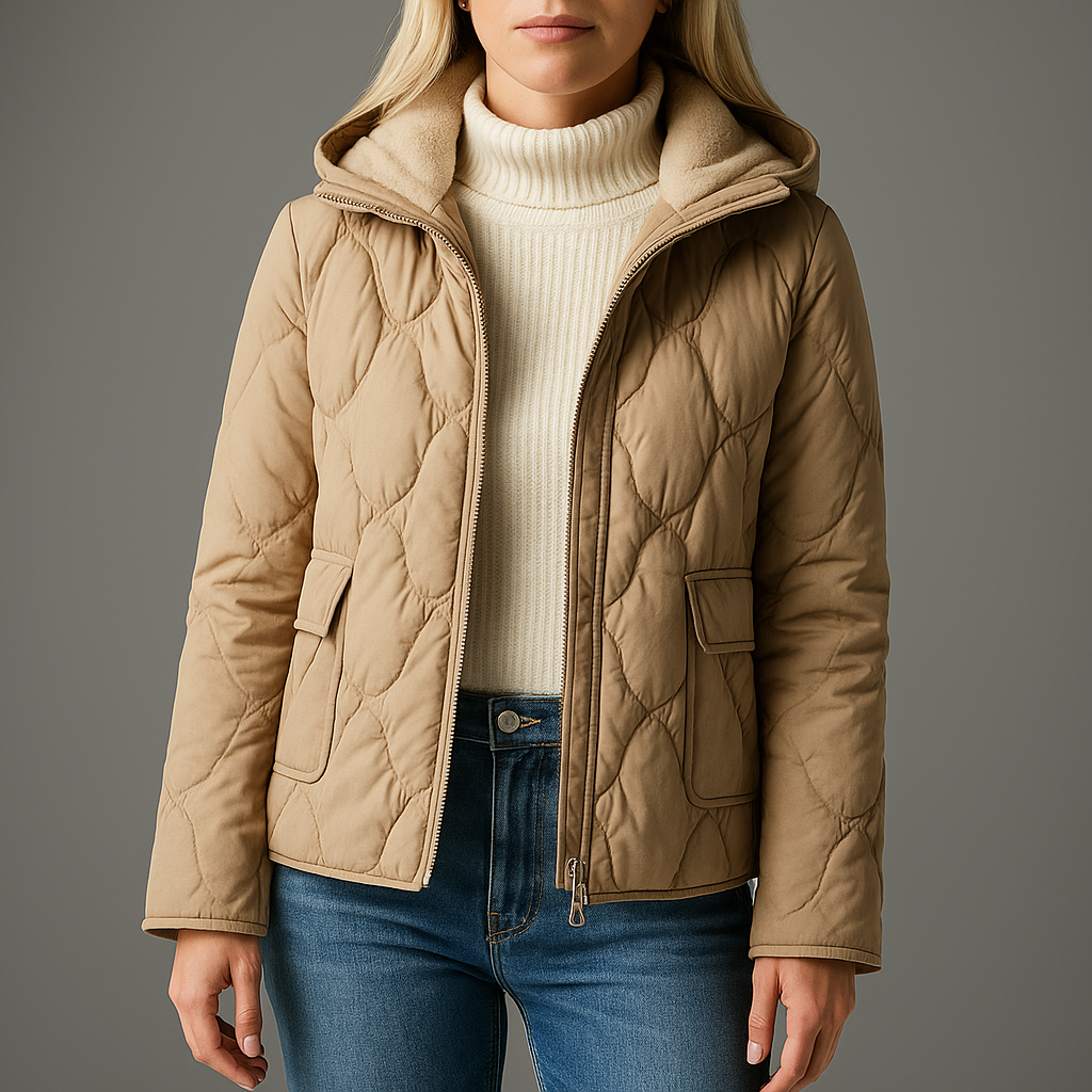 Dames Buitenjas met Patroon |Winter