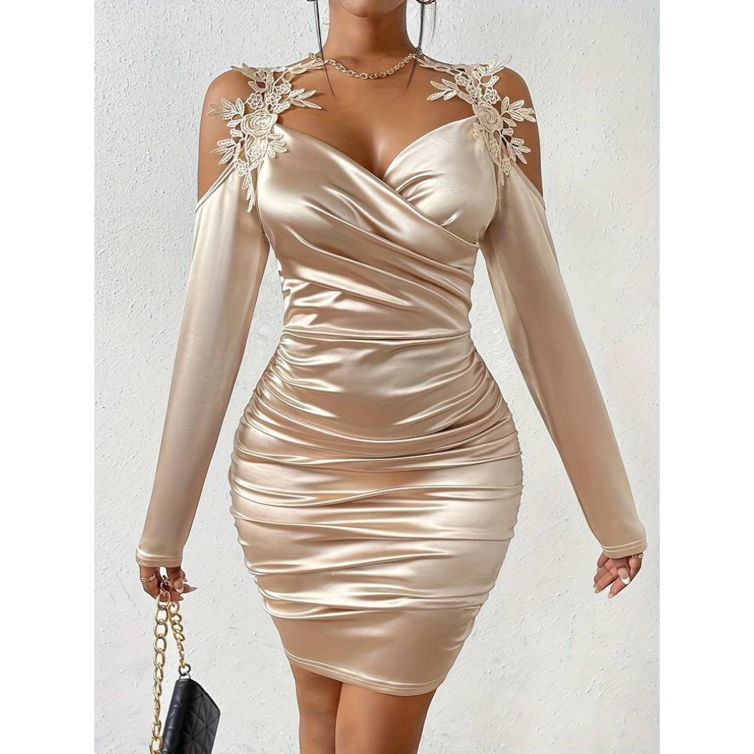 Dames Jurk | Ruches Detail