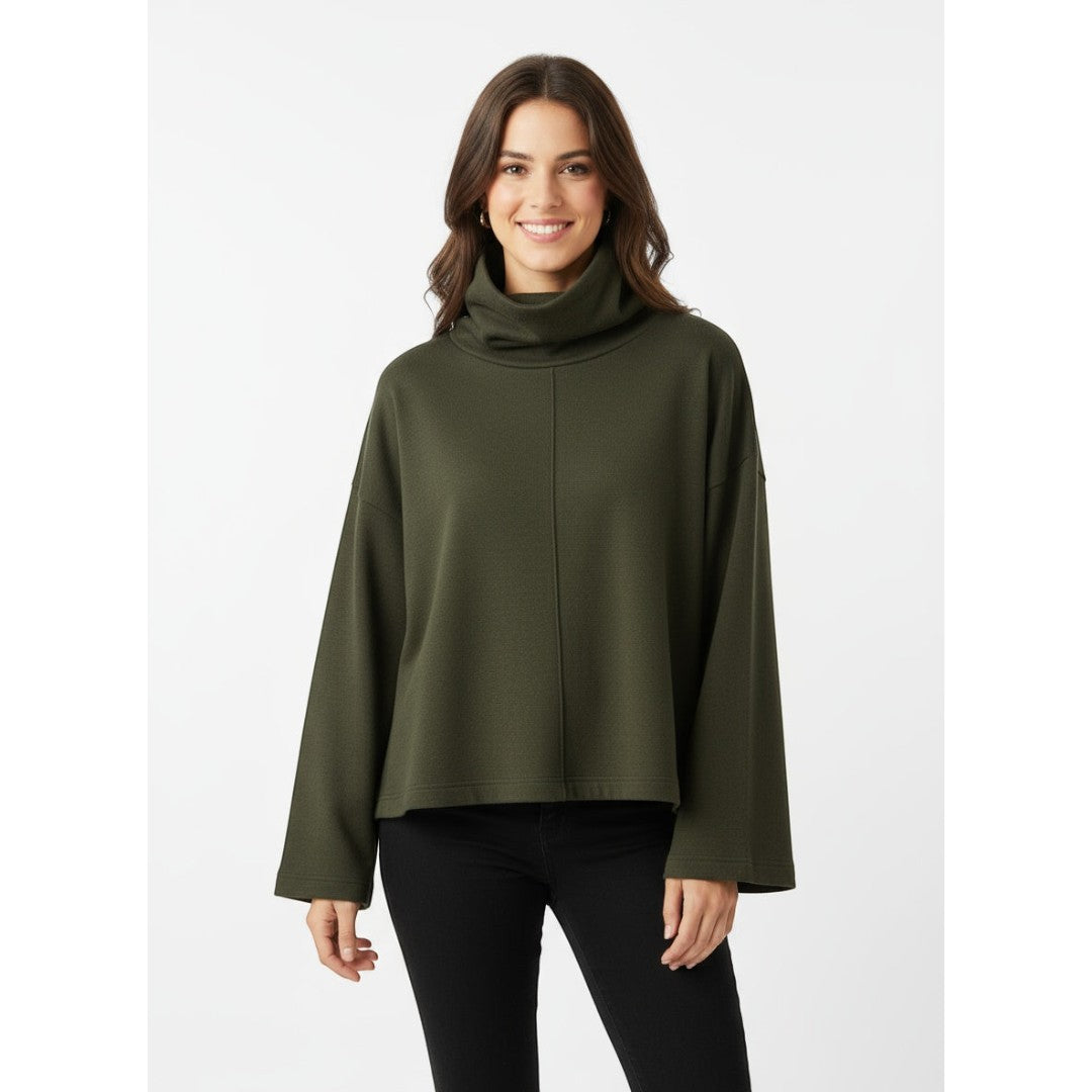 Coltrui met lange mouwen voor dames | Ruim silhouet