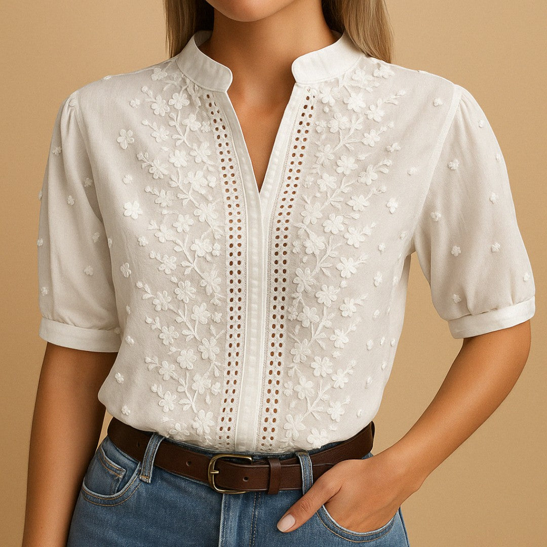 Witte Dames Blouse | Modieuze Look