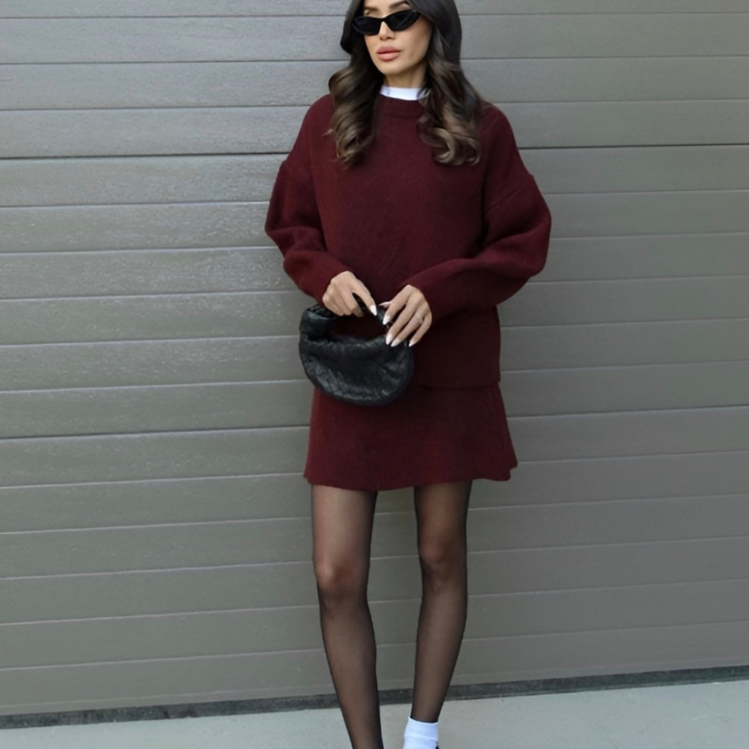 Trui En Rok Set Voor Dames | Modern