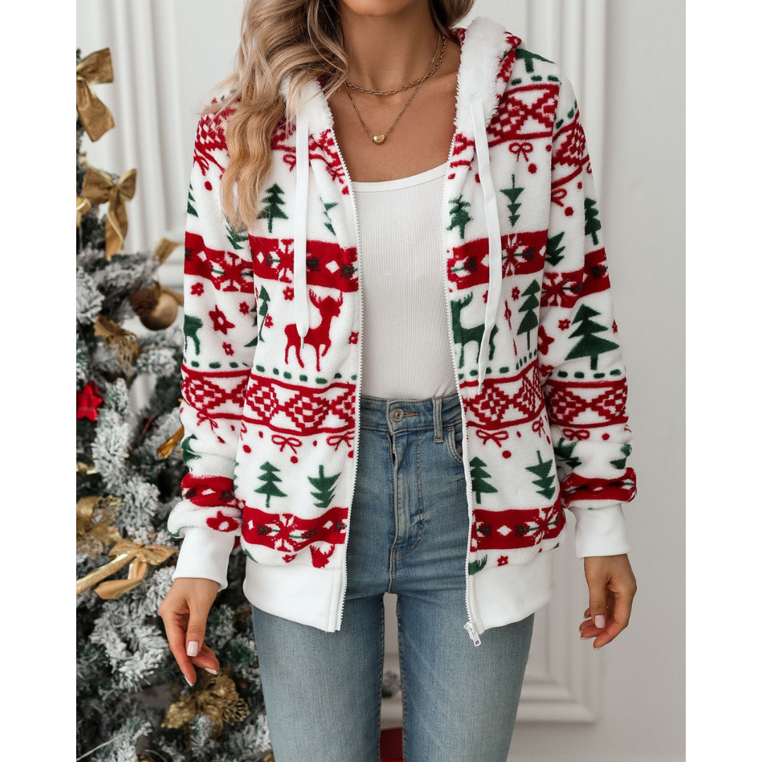 Dames Kerst Hoodie | Met Print