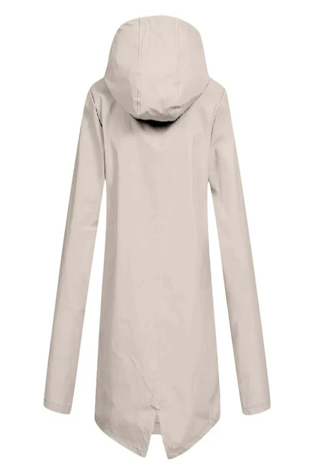 Dames regenjas met capuchon | Lang