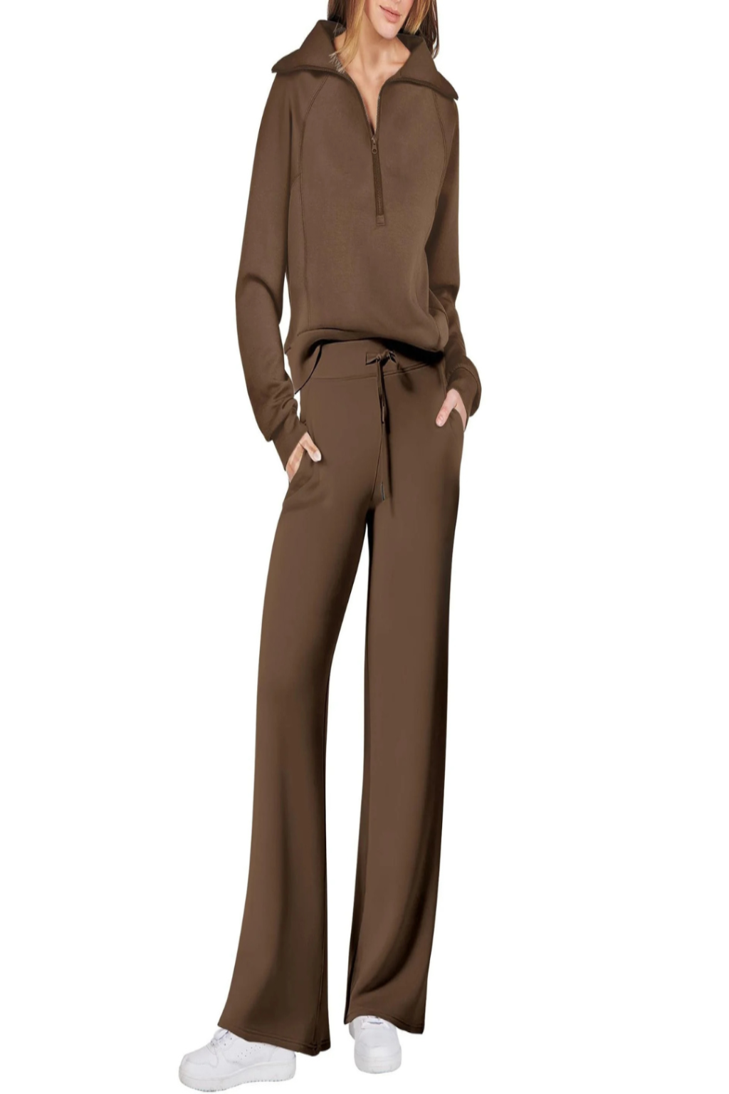 Lounge set voor dames met trui en broek | warm