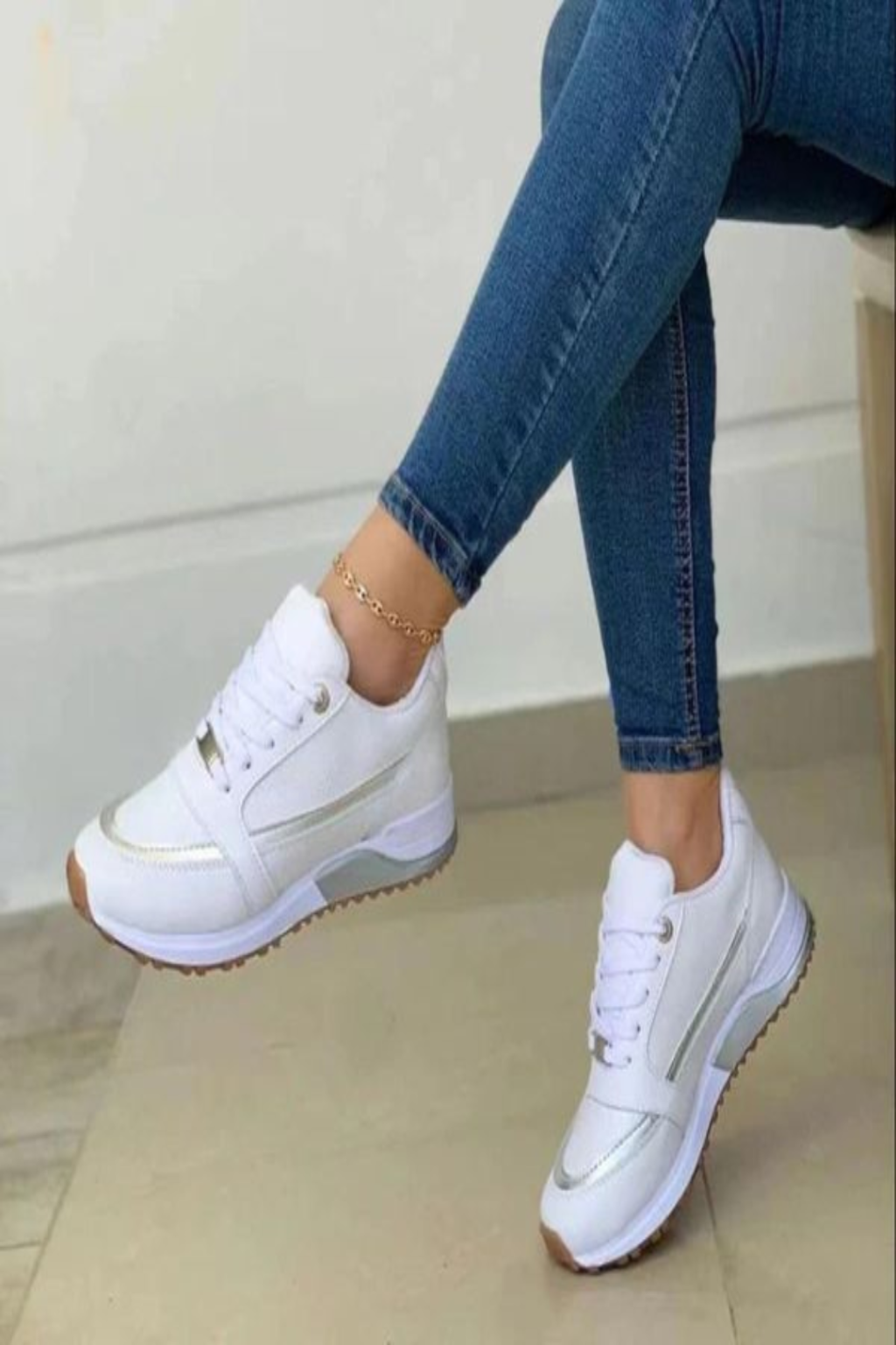 Dames Sneakers met Veters | Alle seizoenen