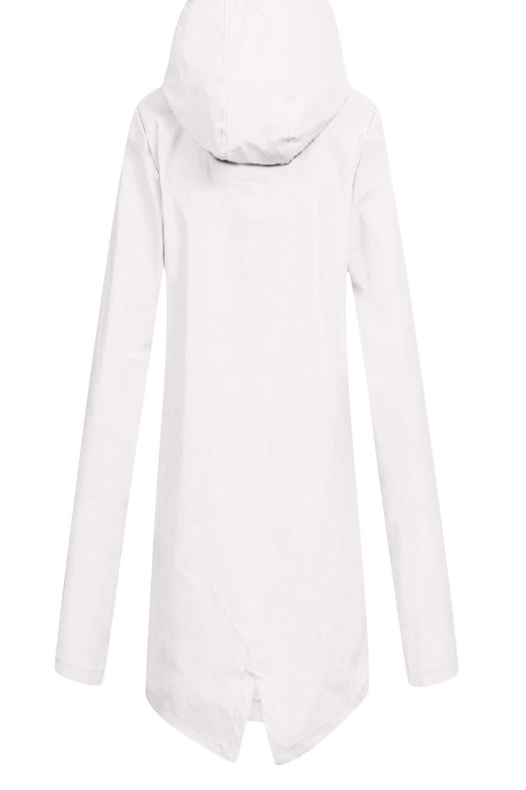 Dames regenjas met capuchon | Lang