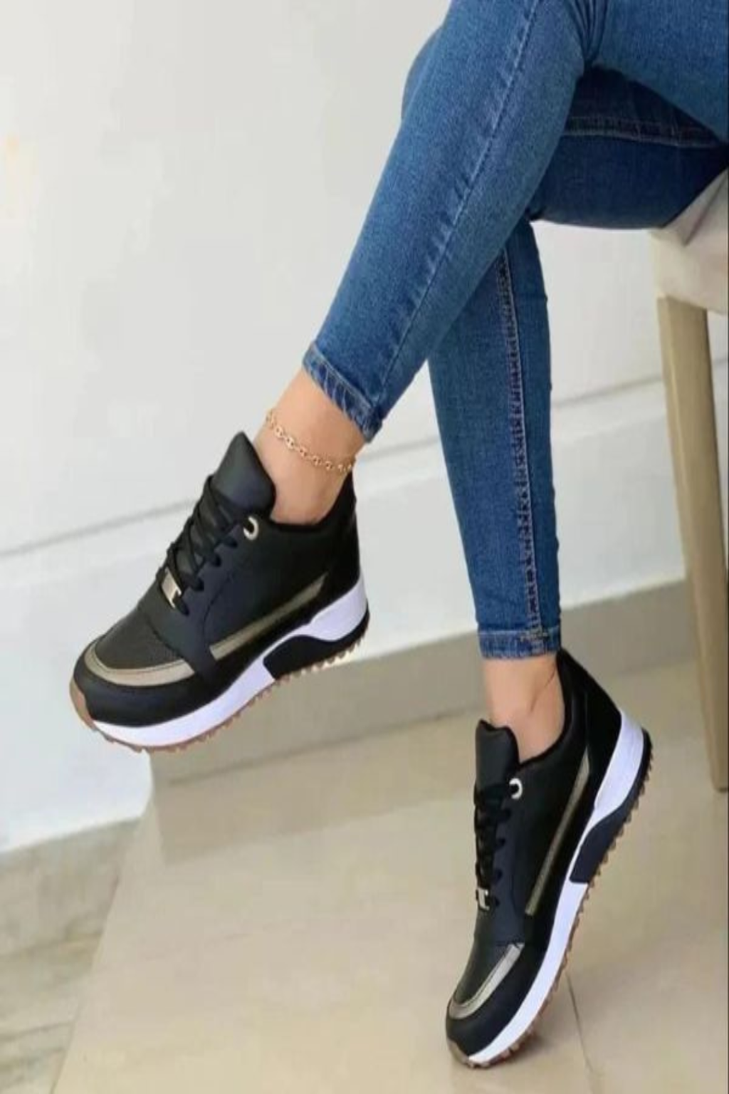 Dames Sneakers met Veters | Alle seizoenen